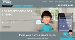 Desktop Screenshot of izone.com.au
